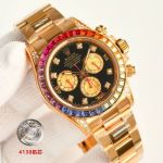 SJ Factory ROLEX Daytona  4130 Movement Black Watch